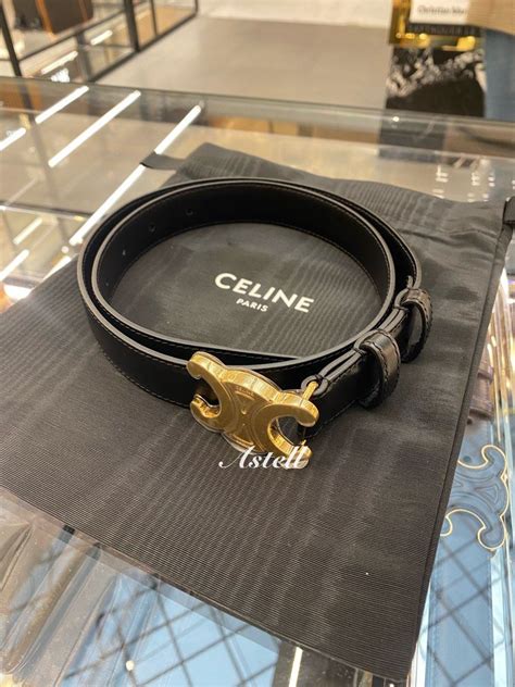 celine belt canada|MEDIUM TRIOMPHE BELT IN TAURILLON LEATHER .